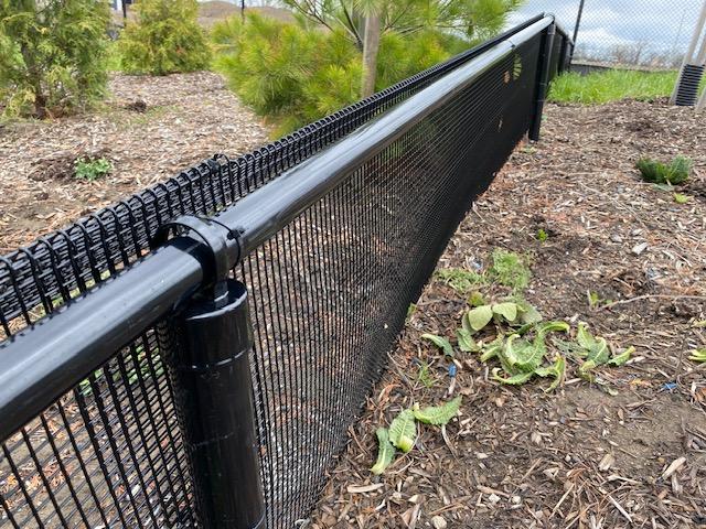 Black PVC Wildlife Barrier Black PVC Wildlife Barrier